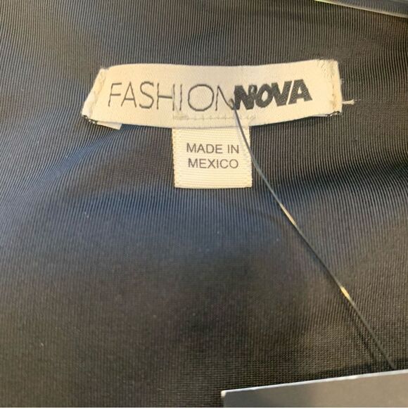 Fashion Nova Two Timing Colorblock MIDI Dress Taupe/Combo Size Large - Picture 8 of 10